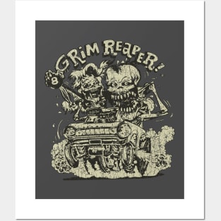 Grim Reaper Burnout 1969 Posters and Art